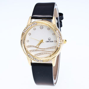 GERIDUN Leather Band Watch