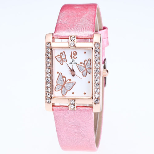 GERIDUN Butterfly Patterned Watch