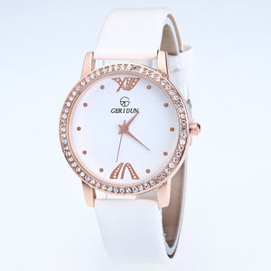 GERIDUN Stylish Leather Band Watch