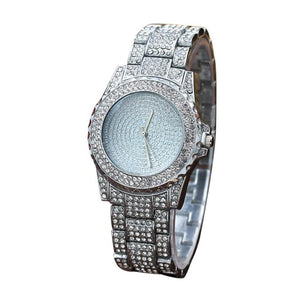 Rhinestone Stainless Steel Watch