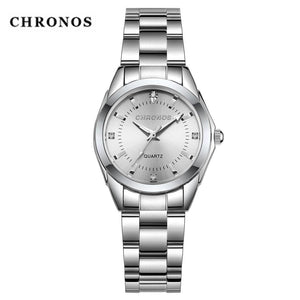 Stainless Steel Rhinestone Watch