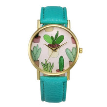 Load image into Gallery viewer, Cactus Patterned Vintage Watch