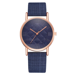 Faux Leather Watch