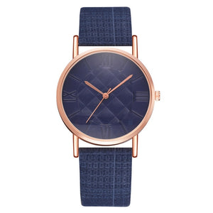 Faux Leather Watch