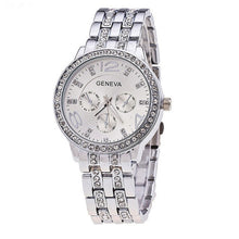 Load image into Gallery viewer, Rhinestone Stainless Steel Watch