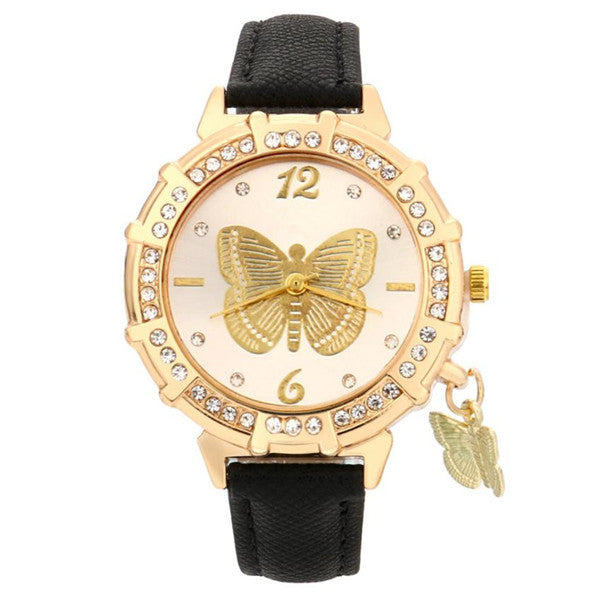 Butterfly Patterned Watch