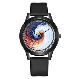 Cosmic Dark Blue Patterned Watch