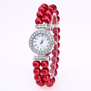 Casual Pearl String Watch
