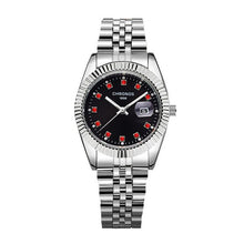Load image into Gallery viewer, Waterproof Rhinestone Calendar Two Tone Watch